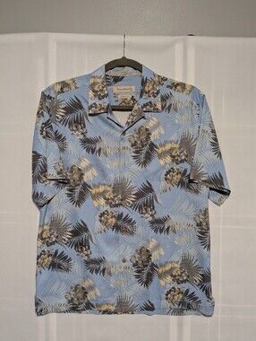 New'Tommy Bahama Men's 100% Silk Hawaiian Button Down Shirt Size Large